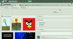 Desktop Screenshot of ddrmaxman.deviantart.com