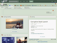 Tablet Screenshot of mctt.deviantart.com