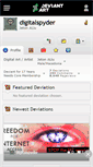 Mobile Screenshot of digitalspyder.deviantart.com