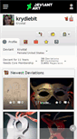 Mobile Screenshot of krydlebit.deviantart.com