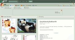 Desktop Screenshot of erif.deviantart.com