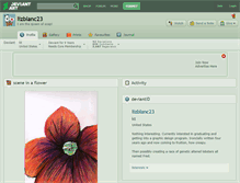 Tablet Screenshot of lizblanc23.deviantart.com