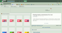 Desktop Screenshot of marlenesstamps.deviantart.com