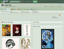 Tablet Screenshot of kasai-tora.deviantart.com