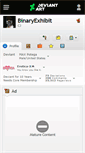 Mobile Screenshot of binaryexhibit.deviantart.com
