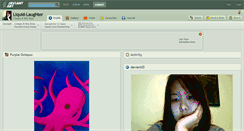 Desktop Screenshot of liquid-laughter.deviantart.com
