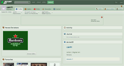 Desktop Screenshot of cain91.deviantart.com