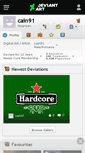 Mobile Screenshot of cain91.deviantart.com