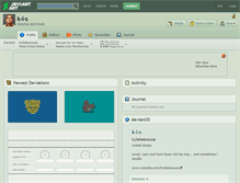 Tablet Screenshot of k-l-s.deviantart.com