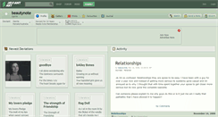 Desktop Screenshot of beautynote.deviantart.com