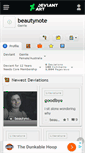 Mobile Screenshot of beautynote.deviantart.com