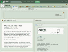 Tablet Screenshot of jurobei.deviantart.com