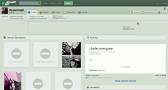Desktop Screenshot of mysantroph.deviantart.com