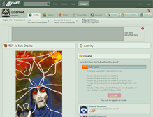 Tablet Screenshot of lazerbot.deviantart.com