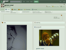 Tablet Screenshot of gomen-nesai.deviantart.com
