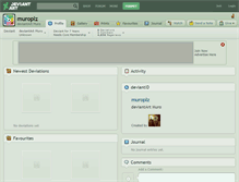Tablet Screenshot of muroplz.deviantart.com
