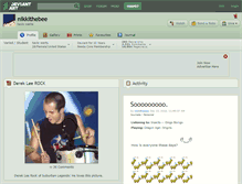 Tablet Screenshot of nikkithebee.deviantart.com