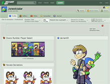 Tablet Screenshot of jurassiczalar.deviantart.com