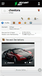 Mobile Screenshot of cheetora.deviantart.com