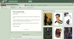 Desktop Screenshot of illustratinghpotter.deviantart.com