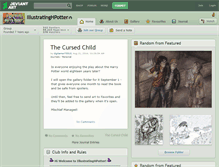 Tablet Screenshot of illustratinghpotter.deviantart.com