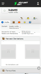 Mobile Screenshot of kubetti.deviantart.com