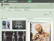 Tablet Screenshot of namitsan.deviantart.com