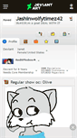 Mobile Screenshot of jashinwolfytimez42.deviantart.com