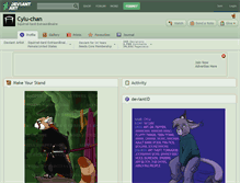 Tablet Screenshot of cylu-chan.deviantart.com