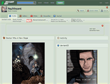 Tablet Screenshot of paulvincent.deviantart.com