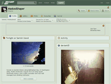 Tablet Screenshot of maskedshaper.deviantart.com