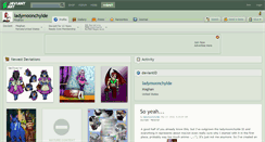 Desktop Screenshot of ladymoonchylde.deviantart.com