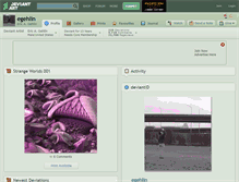 Tablet Screenshot of egehlin.deviantart.com