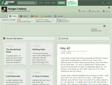 Tablet Screenshot of morgan-i-maboy.deviantart.com