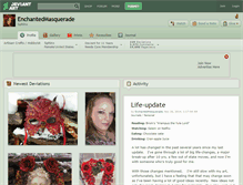 Tablet Screenshot of enchantedmasquerade.deviantart.com