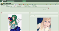 Desktop Screenshot of kisaxtigerxcutie.deviantart.com