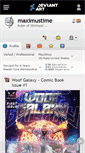 Mobile Screenshot of maximustime.deviantart.com