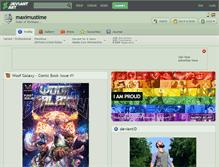 Tablet Screenshot of maximustime.deviantart.com