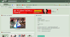 Desktop Screenshot of anzhyra.deviantart.com