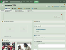 Tablet Screenshot of apocalypse9991.deviantart.com