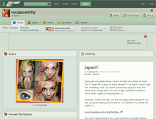 Tablet Screenshot of nycdancerkitty.deviantart.com