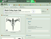 Tablet Screenshot of alan47.deviantart.com