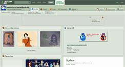 Desktop Screenshot of monsterousmaiden646.deviantart.com