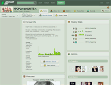 Tablet Screenshot of kpoploversunite.deviantart.com