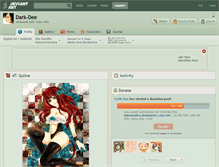 Tablet Screenshot of dark-dee.deviantart.com