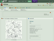 Tablet Screenshot of mirinee.deviantart.com