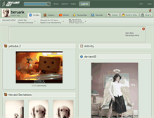 Tablet Screenshot of beruank.deviantart.com