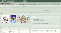 Desktop Screenshot of clamp-campus.deviantart.com