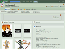 Tablet Screenshot of bloo-kaonashi1.deviantart.com