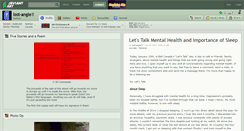 Desktop Screenshot of lost-angle.deviantart.com
